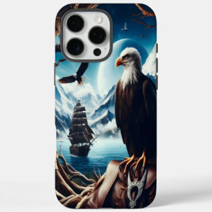 Eagle's Watch Over The Sea iPhone 16 Pro Max Case