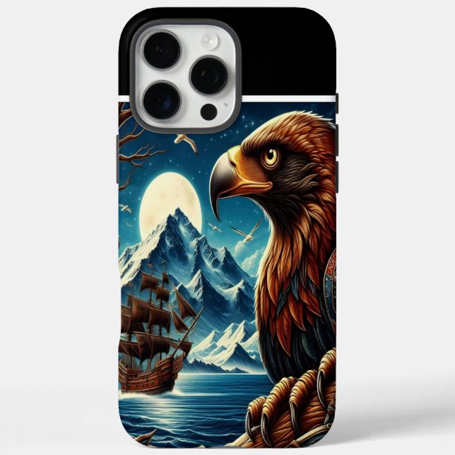 Eagle's Watch Over The Sea Case-Mate iPhone Case (Back)