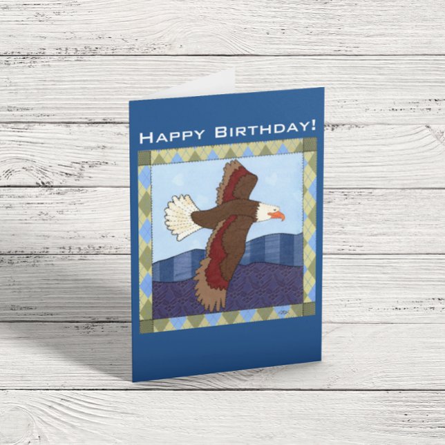 Eagles Wings Birthday Card (Creator Uploaded)