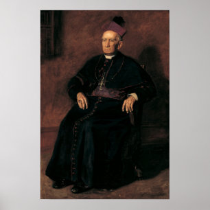 Eakins - Archbishop William Henry Elder Poster