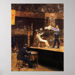 Eakins - Between Rounds 1899 Poster