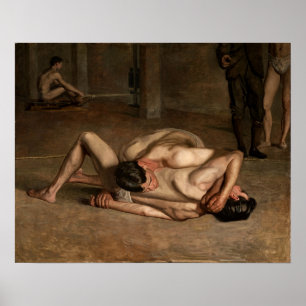 Eakins - Wrestlers Poster