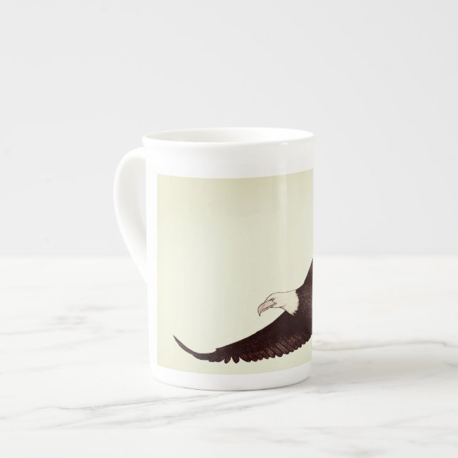Ealge Soar Freedom Flight Bone China Mug (Front Left)