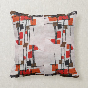 Eames Inspired Pillow Design Mid Century Atomic II