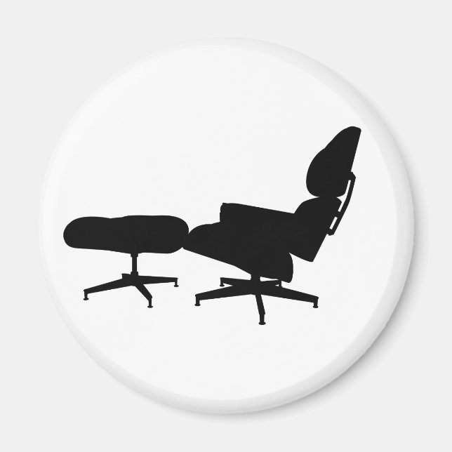 Eames Lounge Chair & Ottoman Magnet (Front)