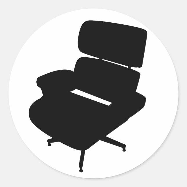 Eames Lounge Chair Sticker (Front)