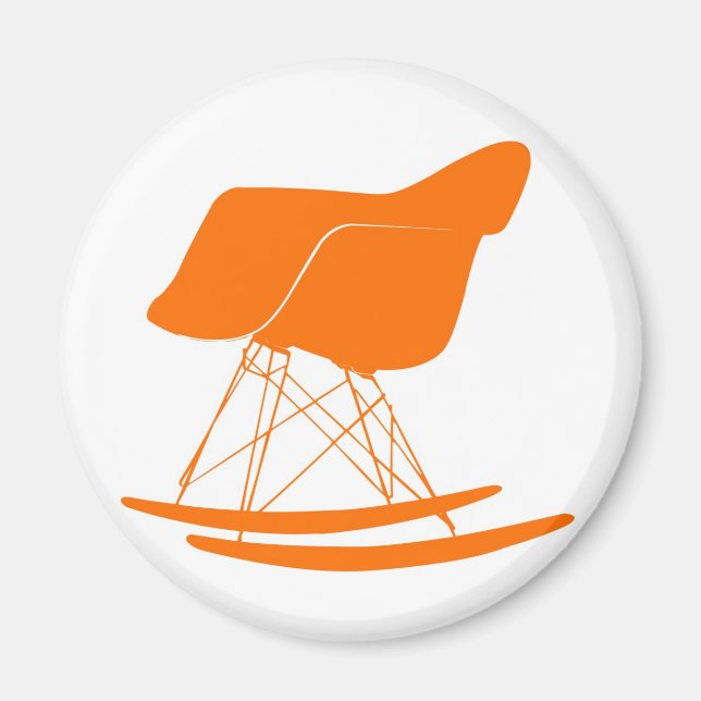 Eames moulded plastic rocking chair magnet (Front)