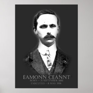 Éamonn Ceannt Easter 1916 Irish Republican Poster