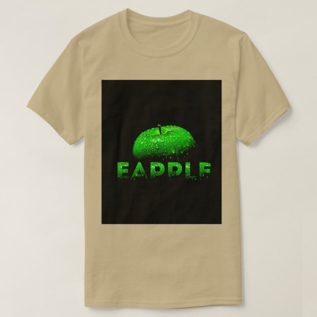 Eapple apple dark eapple T-Shirt (Design Front)