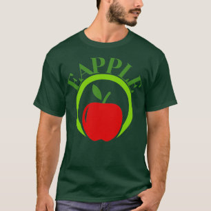 Eapple eapple vegetarian funny design Classic TShi T-Shirt