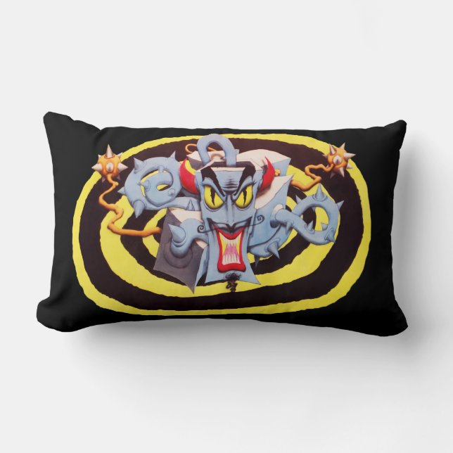 Ear Assaulting Wicked Mad Devil Sound System Lumbar Cushion (Front)