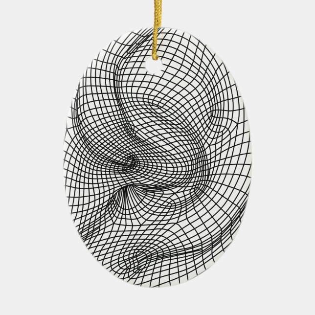 ear ceramic tree decoration (Front)