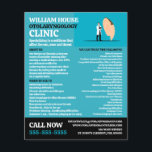 Ear Doctor, Otolaryngologist Otolaryngology Clinic Flyer<br><div class="desc">Ear Doctor,  Otolaryngologist Otolaryngology Clinic Advertising Flyers By The Business Card Store.</div>