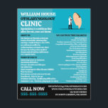 Ear Doctor, Otolaryngologist Otolaryngology Clinic Flyer<br><div class="desc">Ear Doctor,  Otolaryngologist Otolaryngology Clinic Advertising Flyers By The Business Card Store.</div>