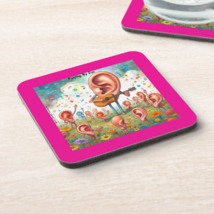 Ear Guitar Recital: Playing By Ear Coaster