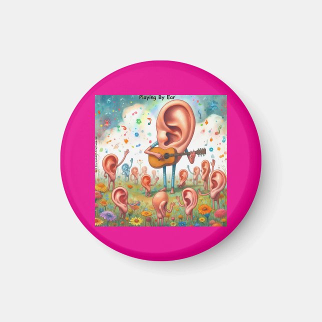 Ear Guitar Recital: Playing By Ear Magnet (Front)