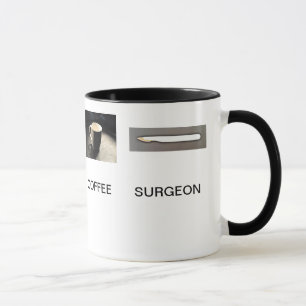 EAR NOSE COFFEE SURGEON MUG