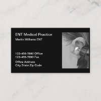 Ear Nose Throat ENT Doctor Businesscards