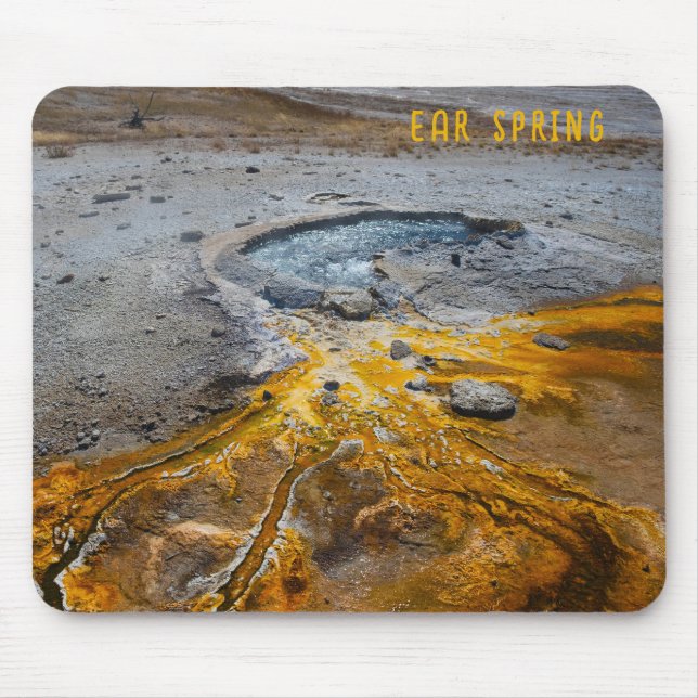 Ear Spring Yellowstone National Park Mouse Pad (Front)