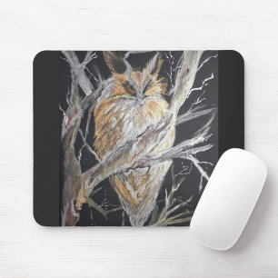 Eared owl Mouse Pad
