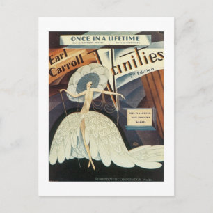 Earl Carroll Vanities Songbook Cover Postcard