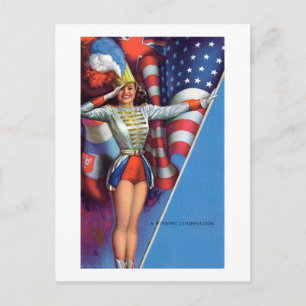 Earl Moran Vintage Americana Postcard