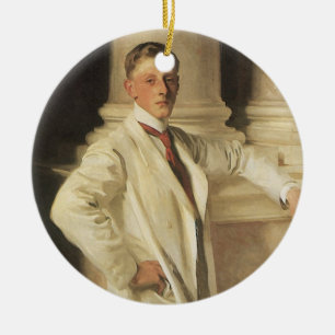 Earl of Dalhousie by John Singer Sargent Ceramic Tree Decoration