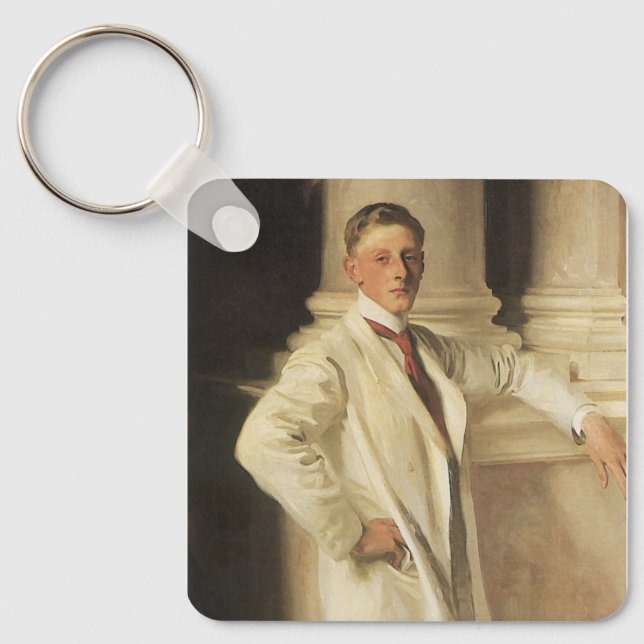 Earl of Dalhousie by John Singer Sargent Key Ring (Front)