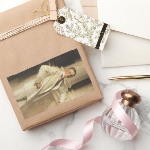 Earl of Dalhousie by John Singer Sargent Rectangular Sticker