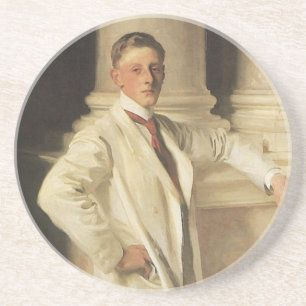 Earl of Dalhousie by Sargent, Vintage Portrait Art Coaster