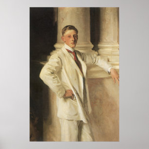 Earl of Dalhousie by Sargent, Vintage Portrait Art Poster