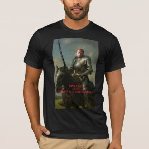 Earl Strickland on horse, with armour and huge cue T-Shirt
