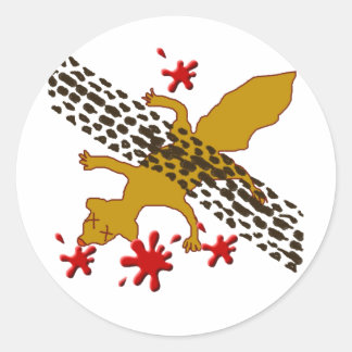 Earl The Dead Squirrel Classic Round Sticker