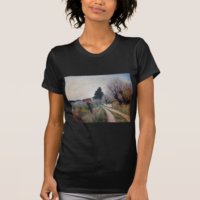 EARLIEST SPRING IN TUSCANY T-Shirt (Front)