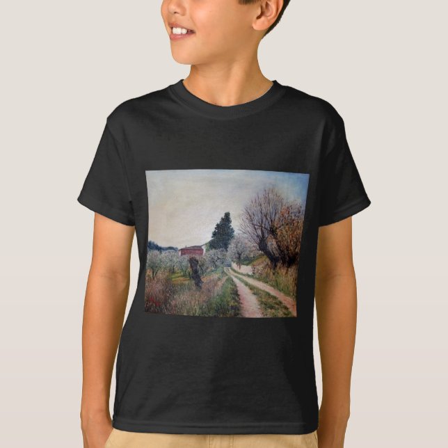 EARLIEST SPRING IN TUSCANY T-Shirt (Front)