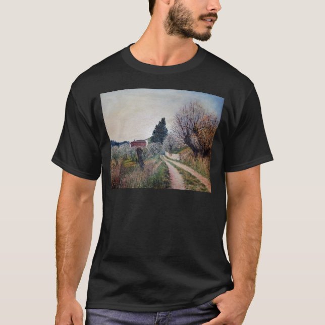 EARLIEST SPRING IN TUSCANY T-Shirt (Front)