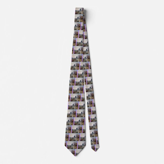 EARLIEST SPRING IN TUSCANY TIE (Front)