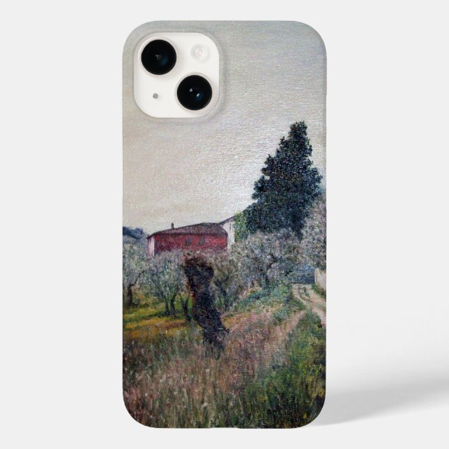 EARLIEST SPRING IN VERNALESE / Tuscany Landscape Case-Mate iPhone Case (Back)