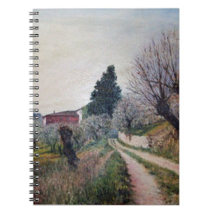 EARLIEST SPRING IN VERNALESE / Tuscany Landscape Notebook
