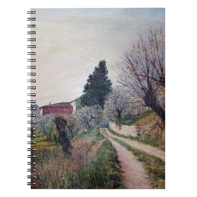 EARLIEST SPRING IN VERNALESE / Tuscany Landscape Notebook (Front)