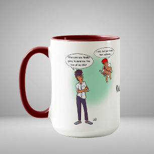 Earlobes Valentine's Day Large Combo Mug