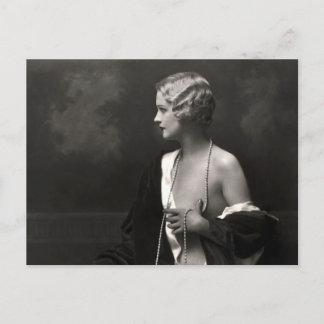 Early 1900s French Beauty Postcard