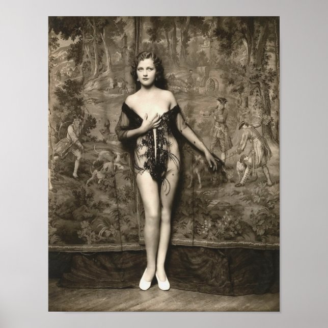 Early 1900s French postcard Poster (Front)