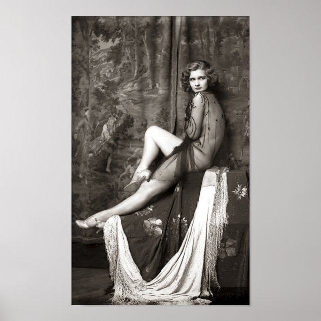 Early 1900s French postcard Poster (Front)