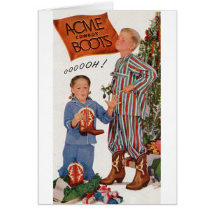early 1950s cowboy boots for Christmas