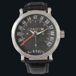 Early 1970s Classic Sports Car Speedometer Watch<br><div class="desc">This watch featuring speedometer from a very famous make and model sports car with those one of a kind odometer numerals is perfect for anyone who loves classic cars seeking the unique timepiece that is perfect for everyday wear along with wearing at car clubs, car shows, and cruise-ins. This item...</div>