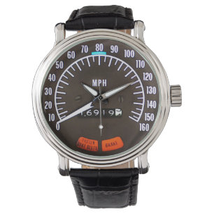 Early 1970s Classic Sports Car Speedometer Watch