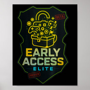 Early Access Elite Gaming Content Creator Beta Tes Poster
