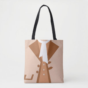 Early American Colonial Style Fashion Fun Tote Bag