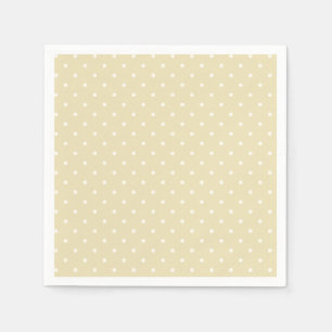 Early Autumn Polka Dots Classic Golden Wheat Napkin